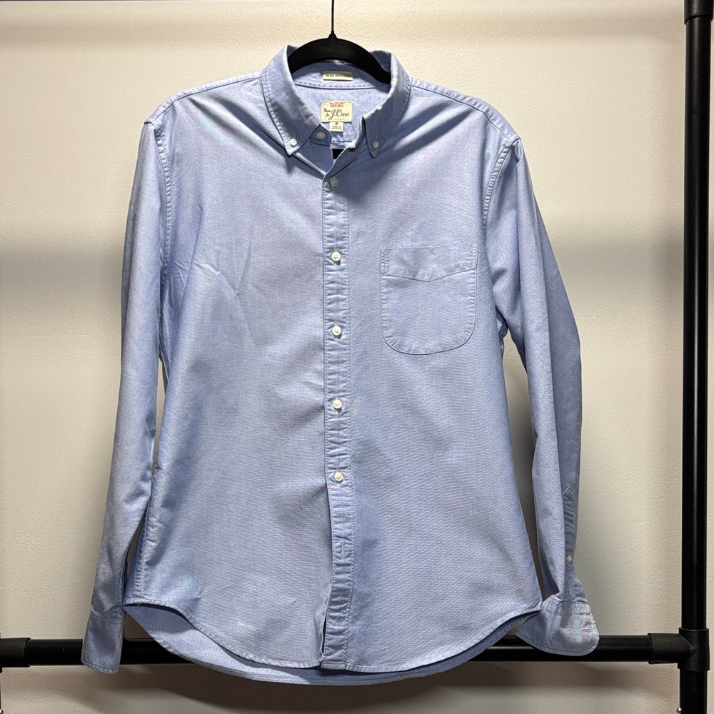 J. Crew Light Blue Oxford Button-Down Shirt